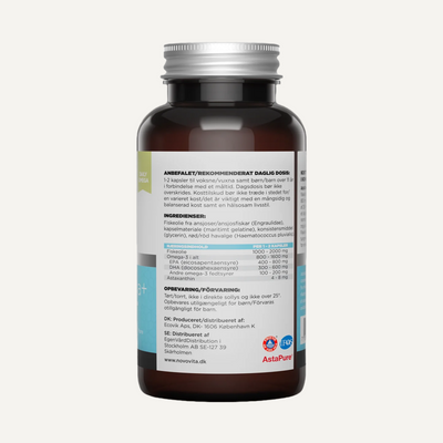 AstaOmega+ kosttilskud : 60 Kapsler Novo Vita