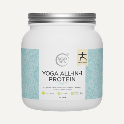 Yoga All-In-1 Protein Vanilla kosttilskud 500 Gram Novo Vita