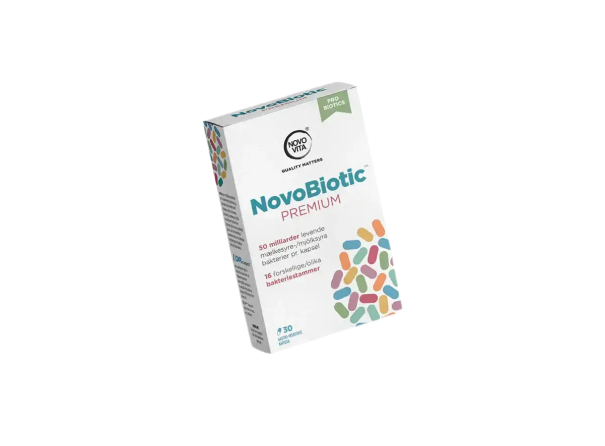 NovoBiotic Premium™ Kosttilskud : 30 kapsler Novo Vita
