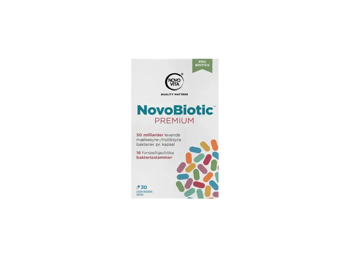 NovoBiotic Premium™ Kosttilskud : 30 kapsler Novo Vita