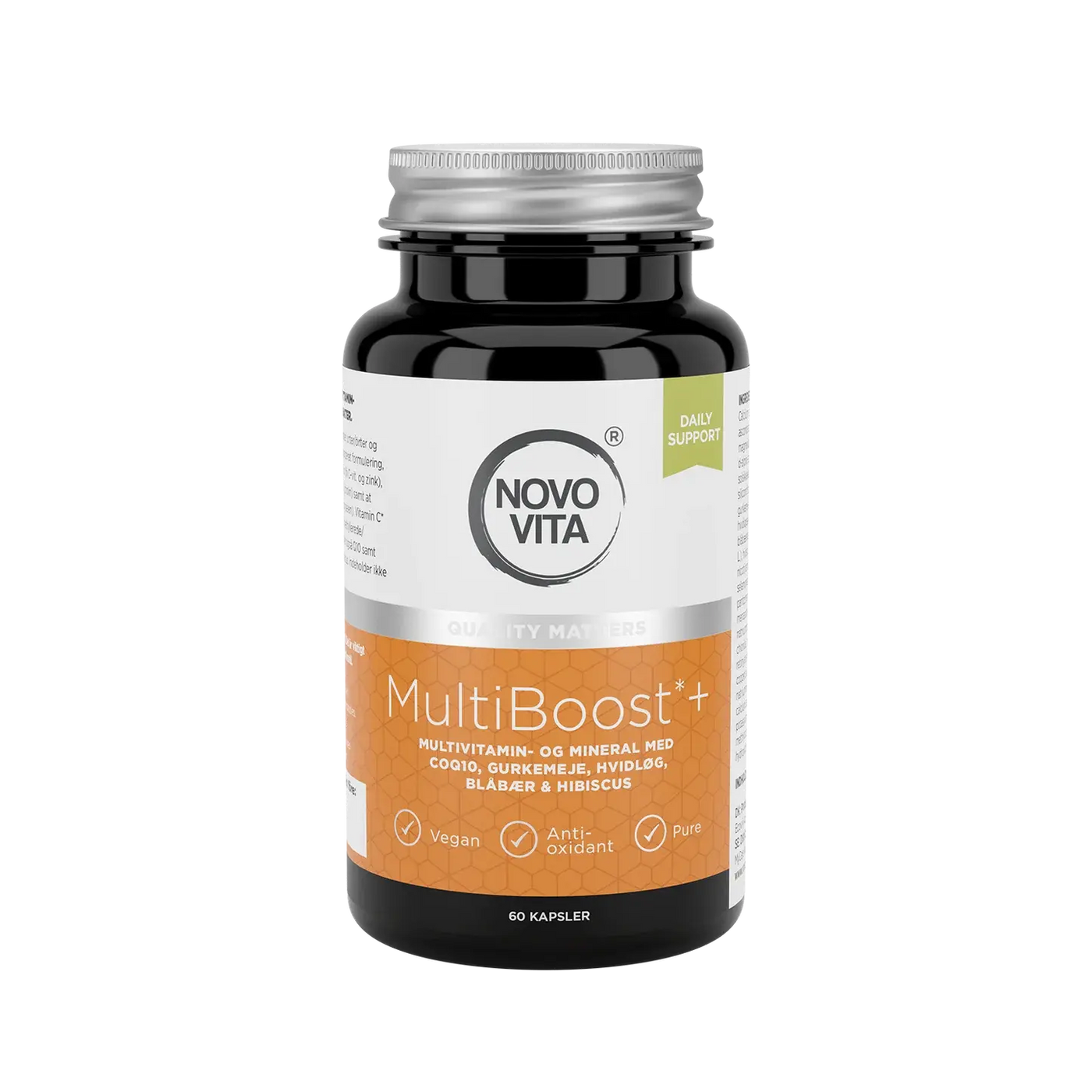 MultiBoost+ (Comprehensive formula w. 33 nutrients & herbs): 60 Capsules Novo Vita